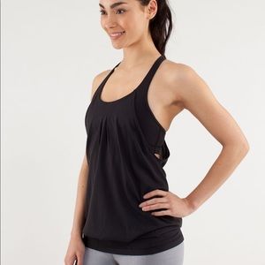 Lululemon bra and tank combo black
